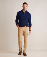 Vineyard Vines Canvas On-The-Go 5 Pocket Pant | Officer Khaki