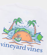 Fish Taco On The Beach Short Sleeve Tee
