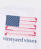 Golf Flag Short Sleeve Pocket Tee