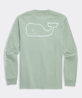 Long Sleeve Vintage Whale Tee