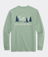 Mountain Dog Long Sleeve Pocket Tee