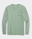 Mountain Dog Long Sleeve Pocket Tee