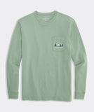 Mountain Dog Long Sleeve Pocket Tee