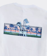 Sunset Golf Logo Box Short Sleeve Tee