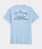 Usa Marlin Fishing Short Sleeve Tee