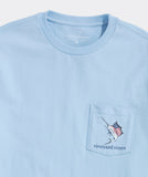 Usa Marlin Fishing Short Sleeve Tee