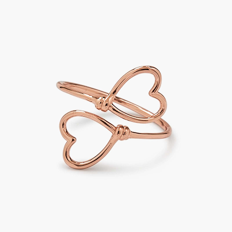 Pura Vida Heart Wire Wrap Ring - Size 8
