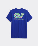 Vineyard Vines Men's La Palmeraie Whale Short Sleeve Pocket Tee.