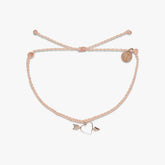 Pura Vida Lovestruck Rose Gold Charm Bracelt