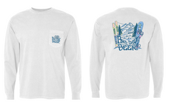 Bad day to be a beer long sleeve white tee