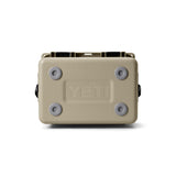 YETI LoadOut® GoBox 30 In Tan, showing the bottom.