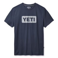 Men's Premium YETI Logo Badge Short Sleeve Tee - Navy - YETI®