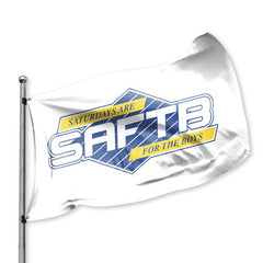 SAFTB box logo party flag
