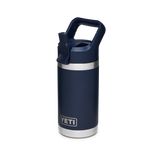 Rambler Jr 12 Oz Kids Bottle Navy bottle cap Straw Up