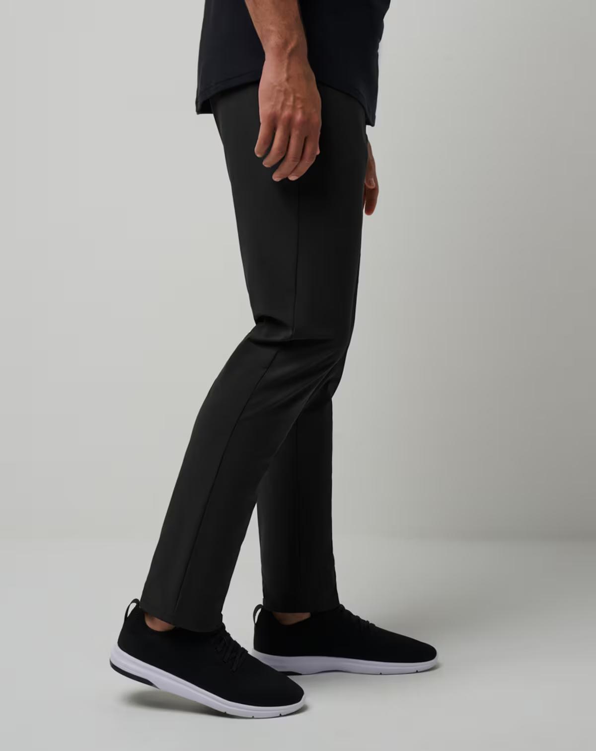 Men's black chino pants from TravisMathew.