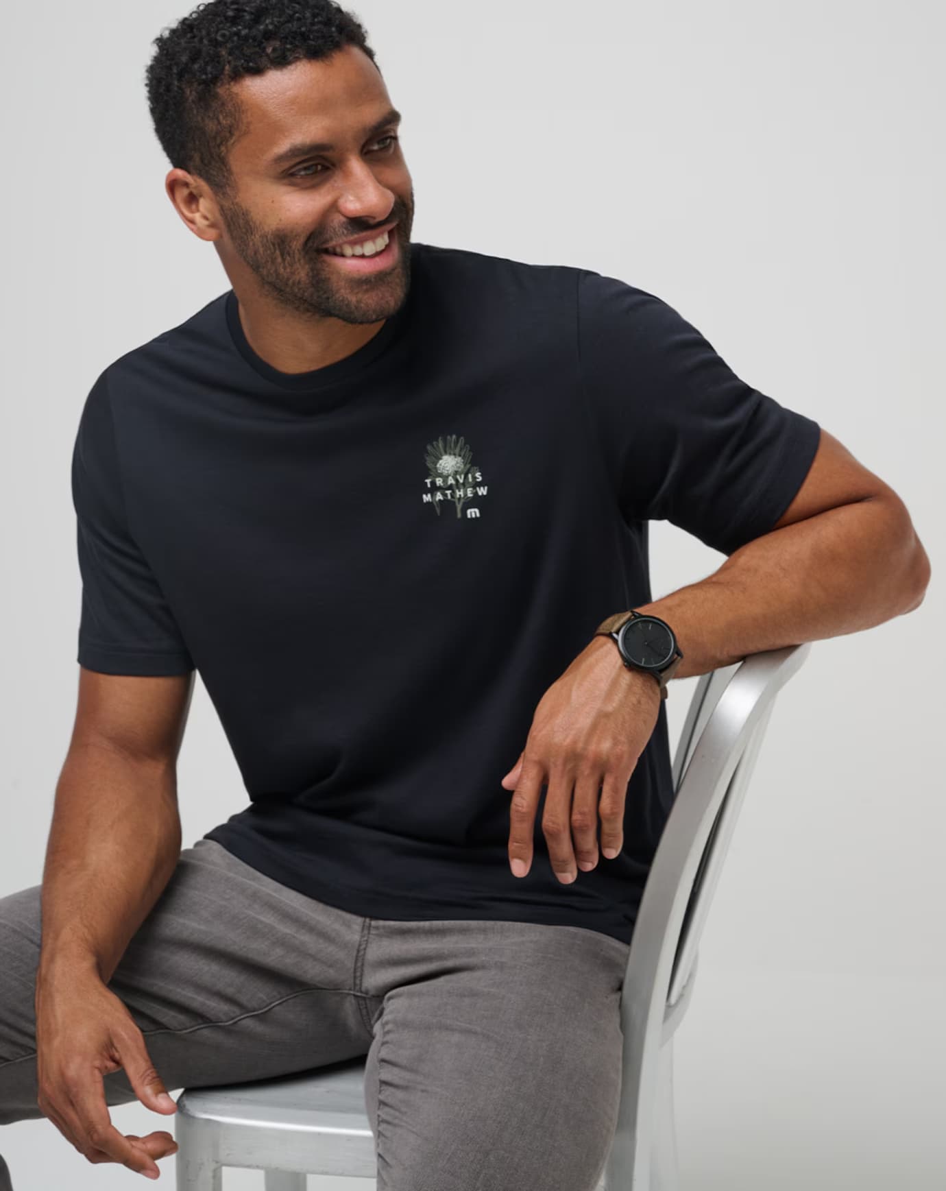 TravisMathew All Day Rain Short Sleeve Tee.