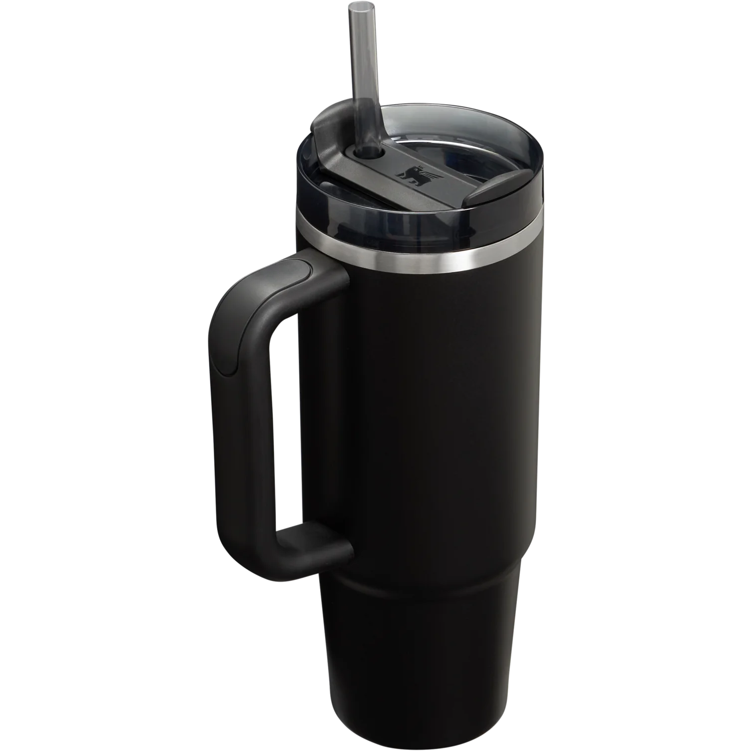 The Quencher H2.O FlowState™ Tumbler 30 oz in all black.