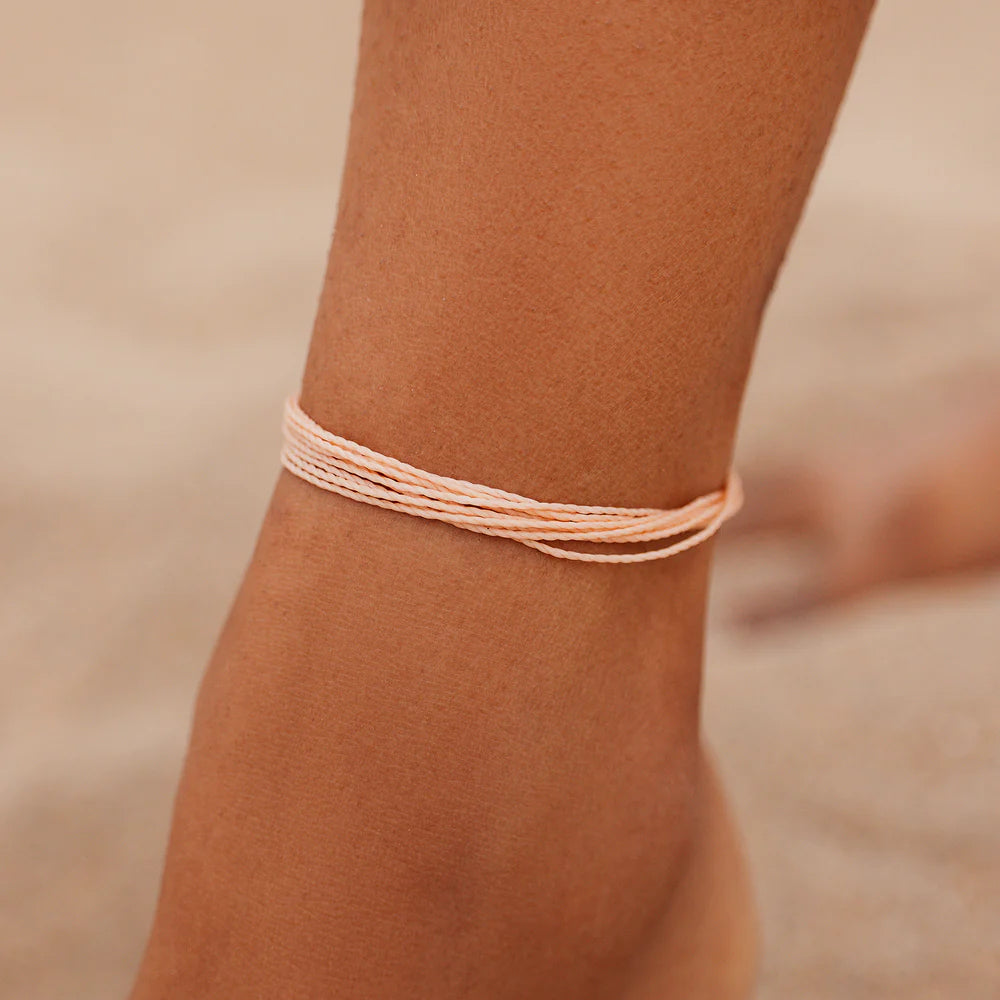 Pura Vida Original Blush Anklet