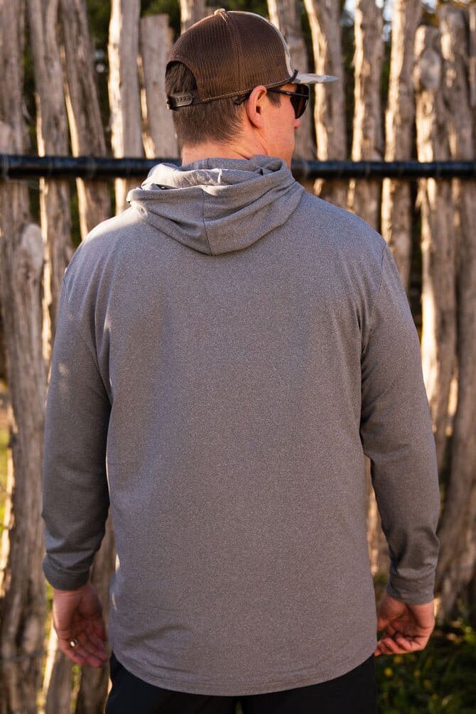 Burlebo Performance Hoodie - Dark Heather Grey