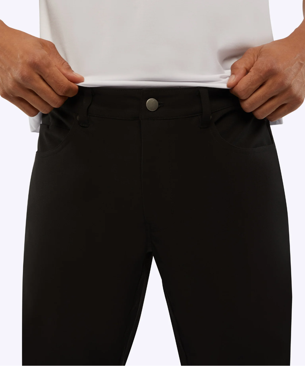 All black pair of men's pants from CUTS.