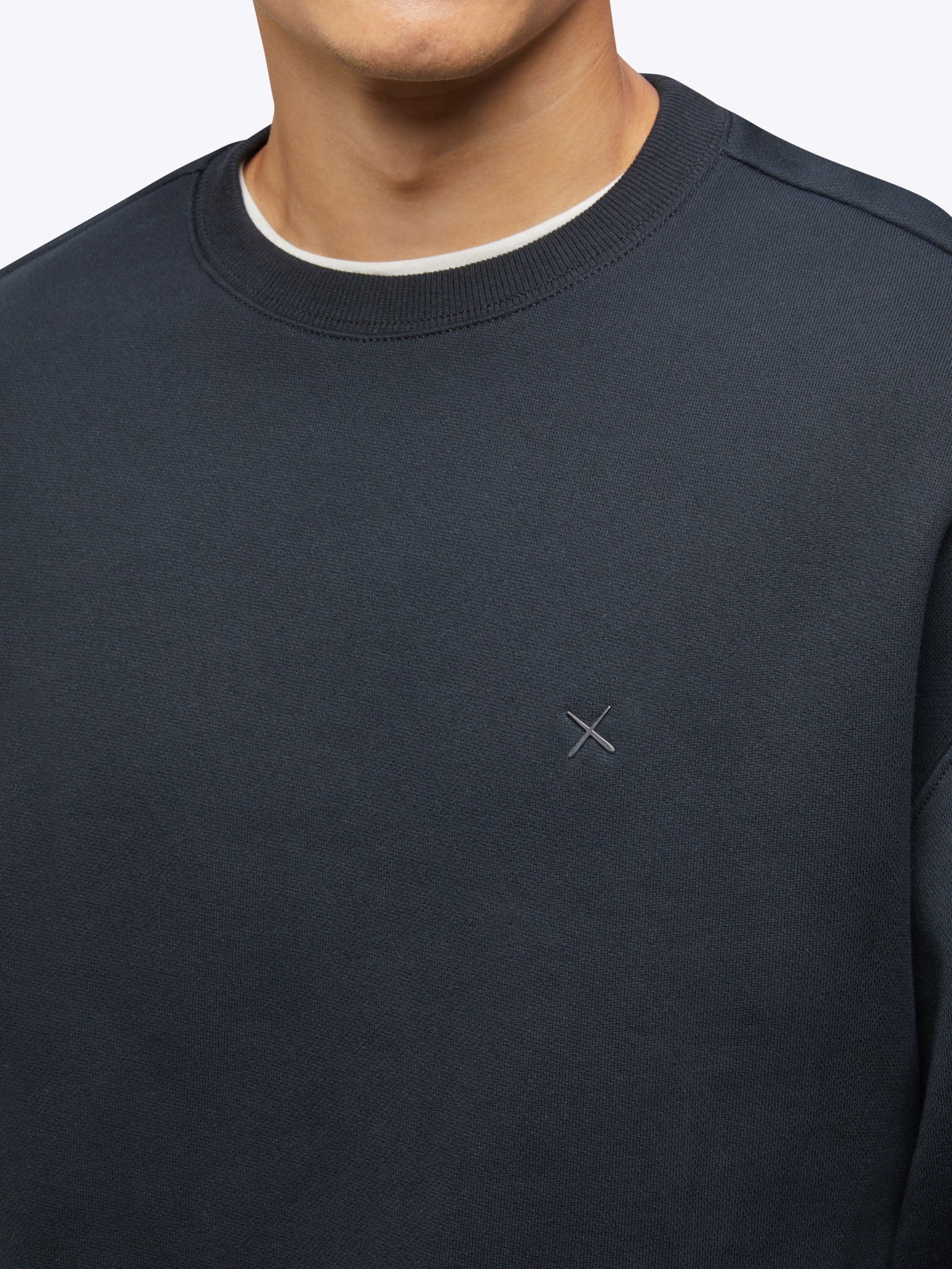 Mens Divine Fleece Pullover in the color black from the brand, CUTS.