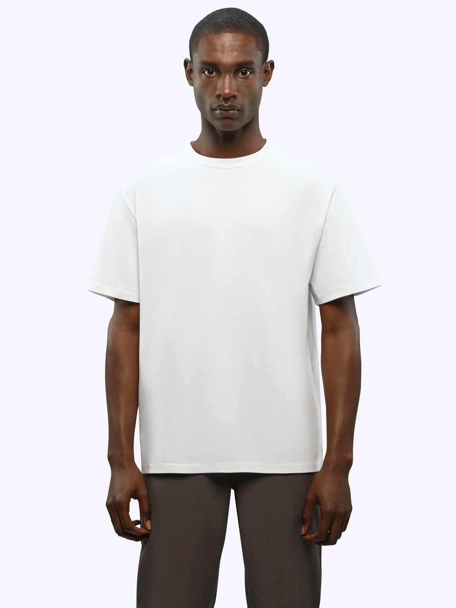 Men's white t-shirt from CUTS clothing.