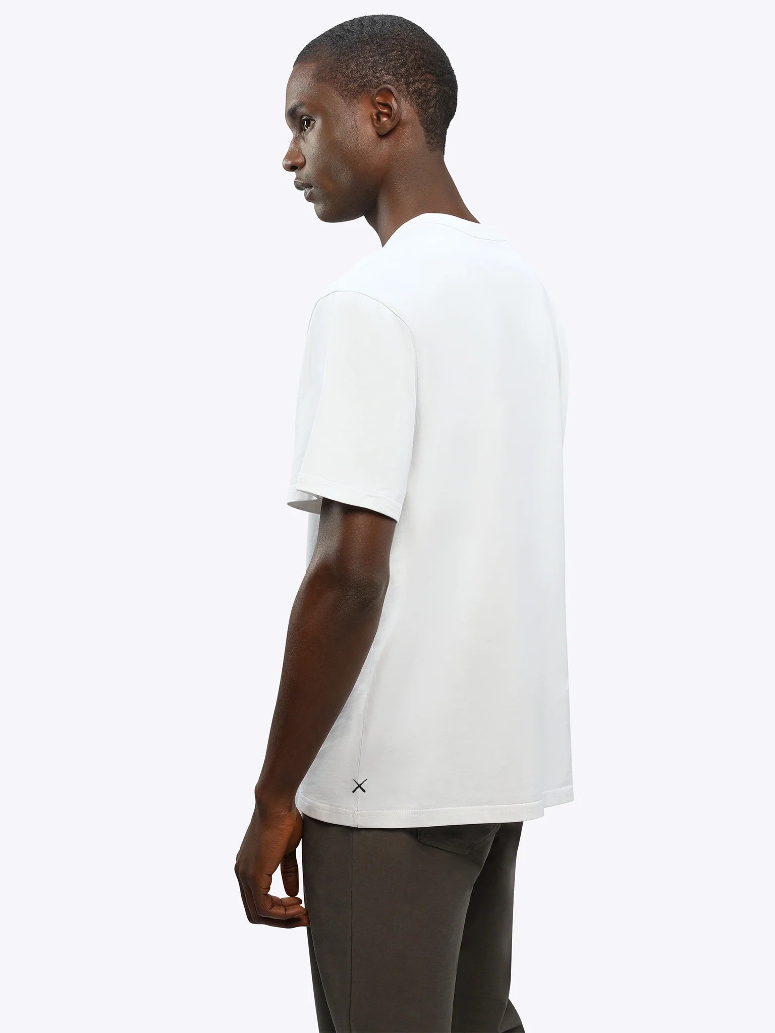 Men's white t-shirt from CUTS clothing.