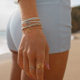 Pura Vida Chasing Rainbows Gold Charm Bracelet