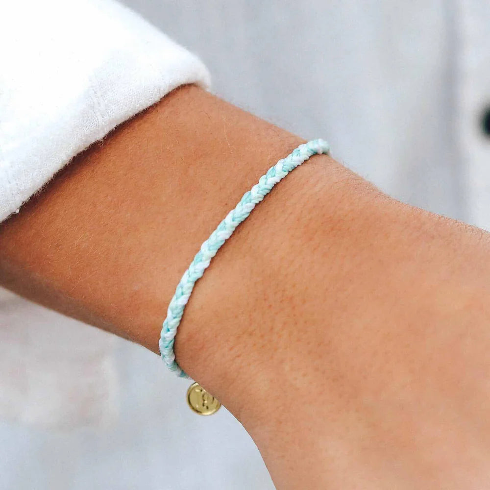 Pura Vida Mini Braided Multi Cool Shoreline Bracelet