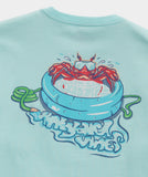 A crab dip shirt from Vineyard Vines in the color blue.