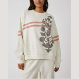 Free People All Star Pullover Logo | White Combo