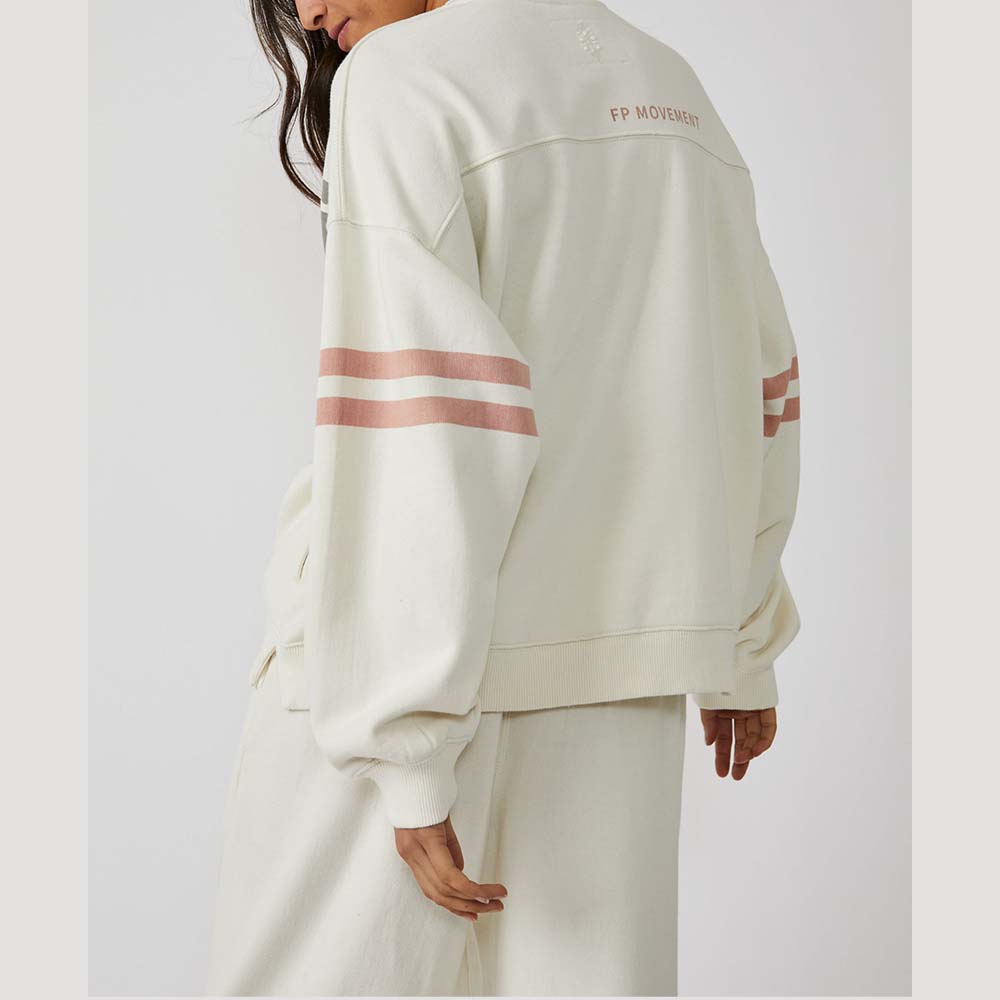 Free People All Star Pullover Logo | White Combo