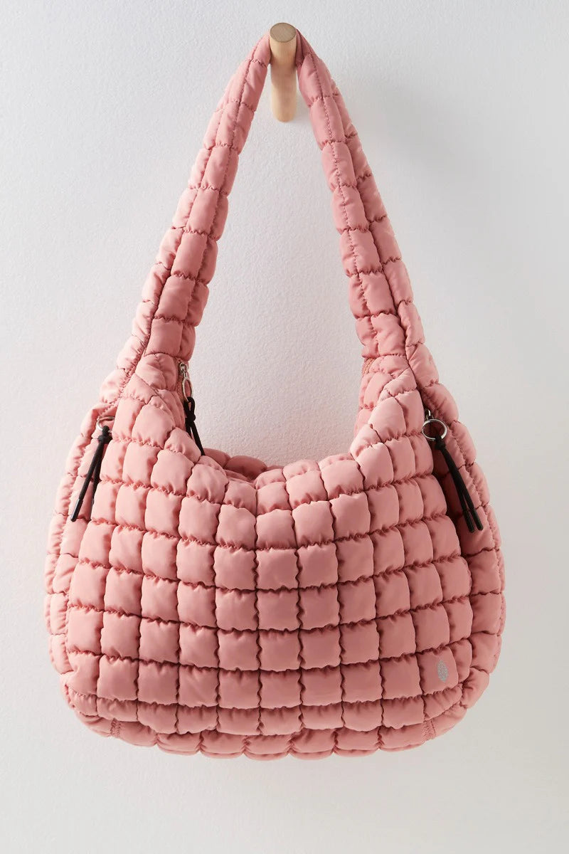 Free People Movement Quilted Carryall Bag in the color Pink.