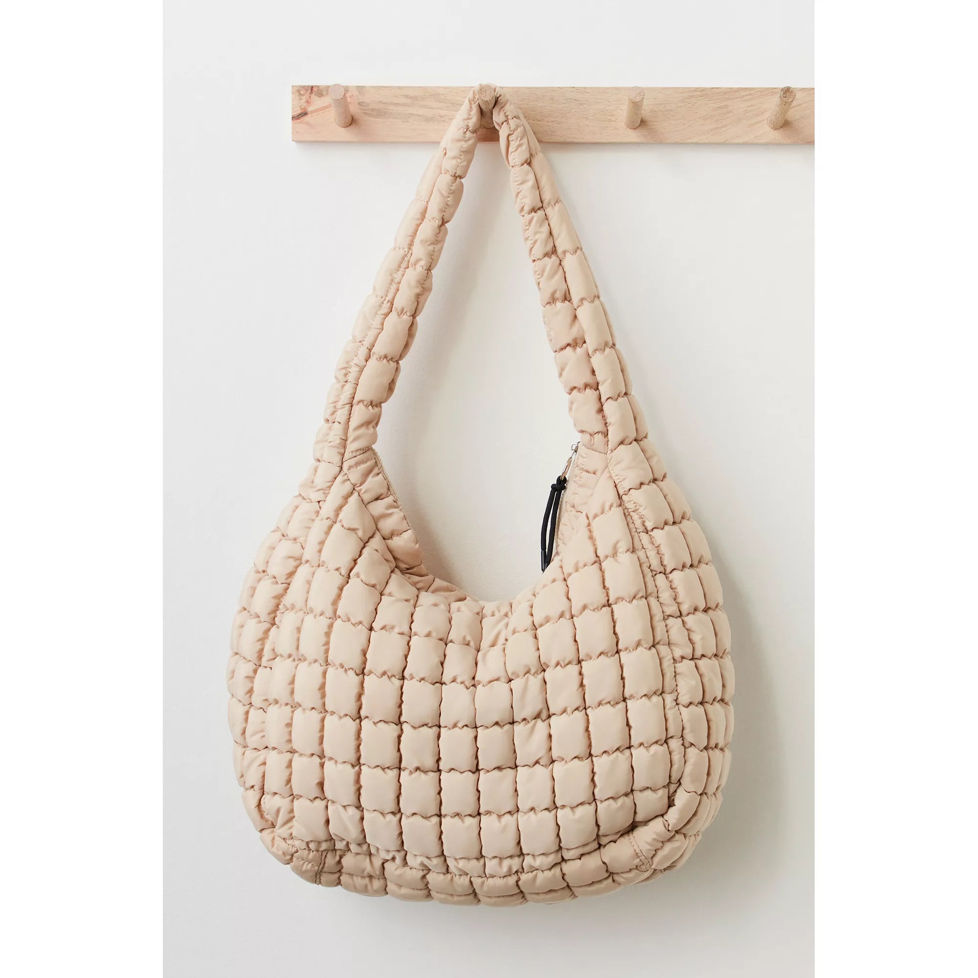 Free People Movement Quilted Carryall Bag in the color Off White.