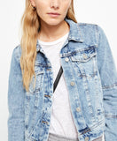 Free People Rumors Denim Jacket