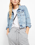 Free People Rumors Denim Jacket