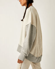 Free People Start Up Pullover - Heather Grey