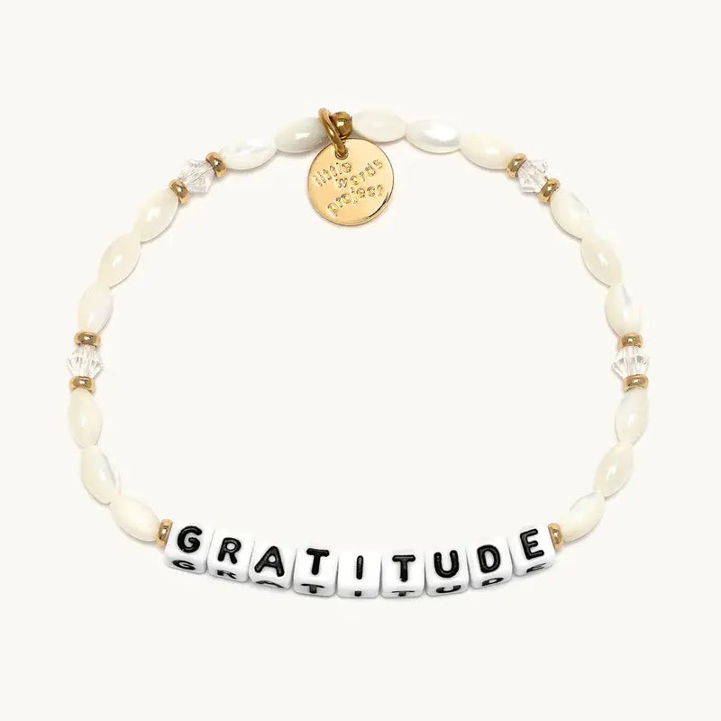 Gratitude Cotton Clouds Bracelet.