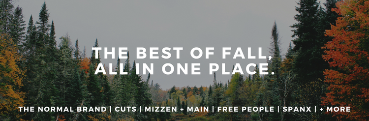 Jake's Toggery has the best of fall, all in one place. Top fashion brands from CUTS Clothing, Mizzen + Main, Free People, SPANX, TravisMathew, and The Normal Brand coming soon.