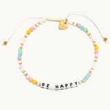 Little Words Project Be Happy Anklet - Beach Days Bracelet