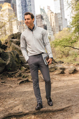 Mizzen+Main Helmsman Chino Pant in color charcoal.