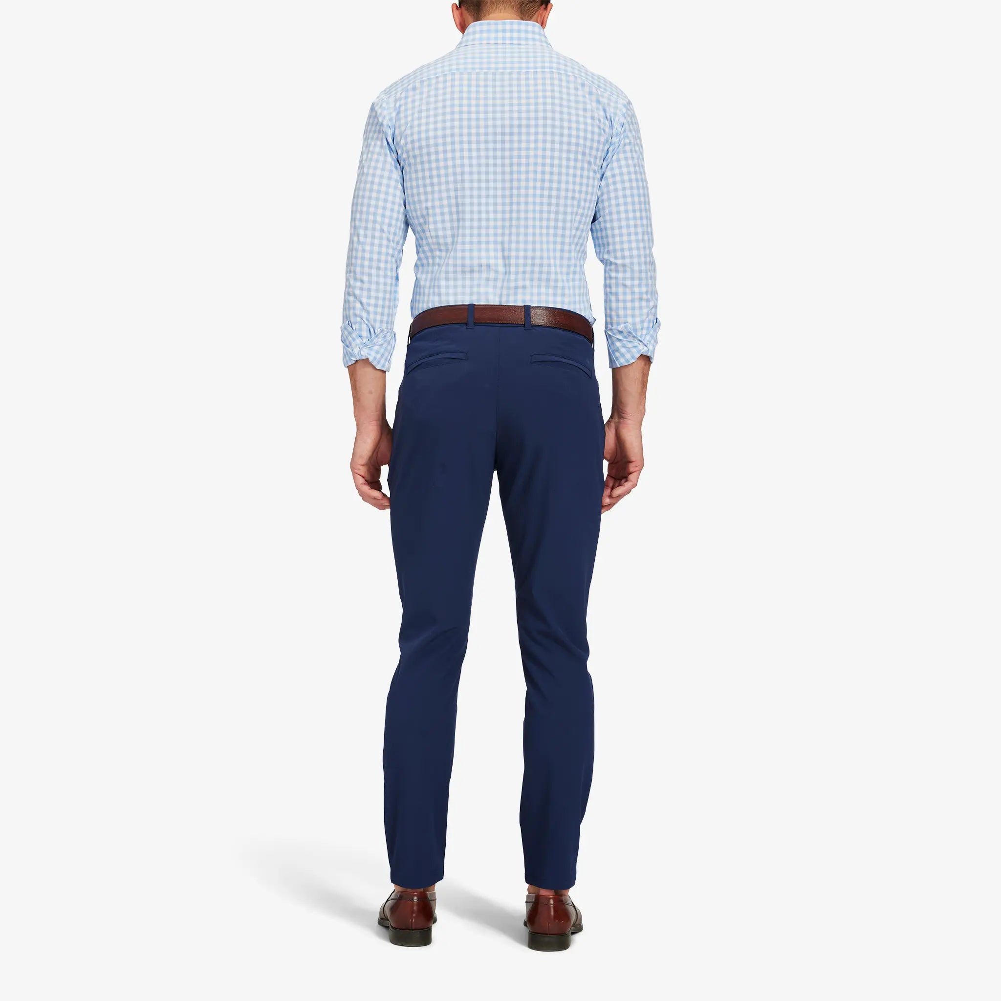 Mizzen+Main Helmsman Chino Pant in Navy Solid.