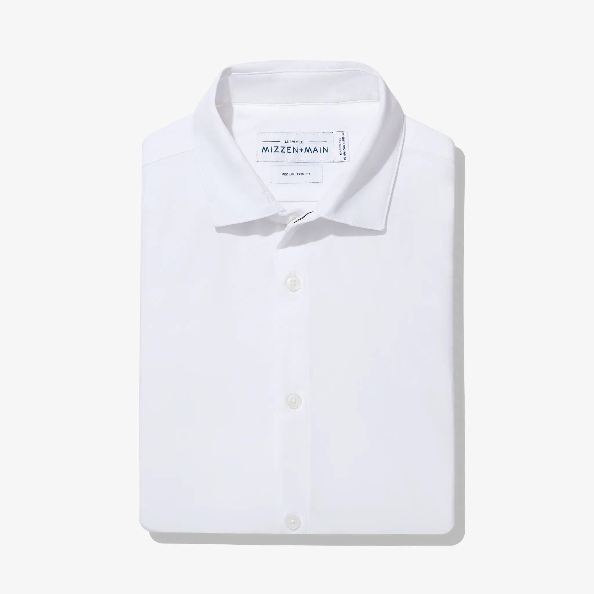 Mizzen+Main Leeward Dress Shirt in White.