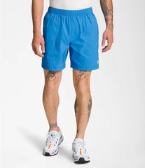 Men's Class V Pull-On Short in the color blue.