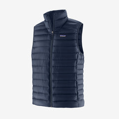 A new navy Men's Down Sweater Vest from Patagonia.