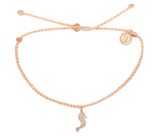 Pura Vida Sea Horse Rose Bitty Charm 