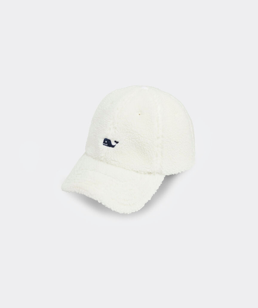 Sherpa Baseball Hat in color Marshmallow - Vineyard Vines
