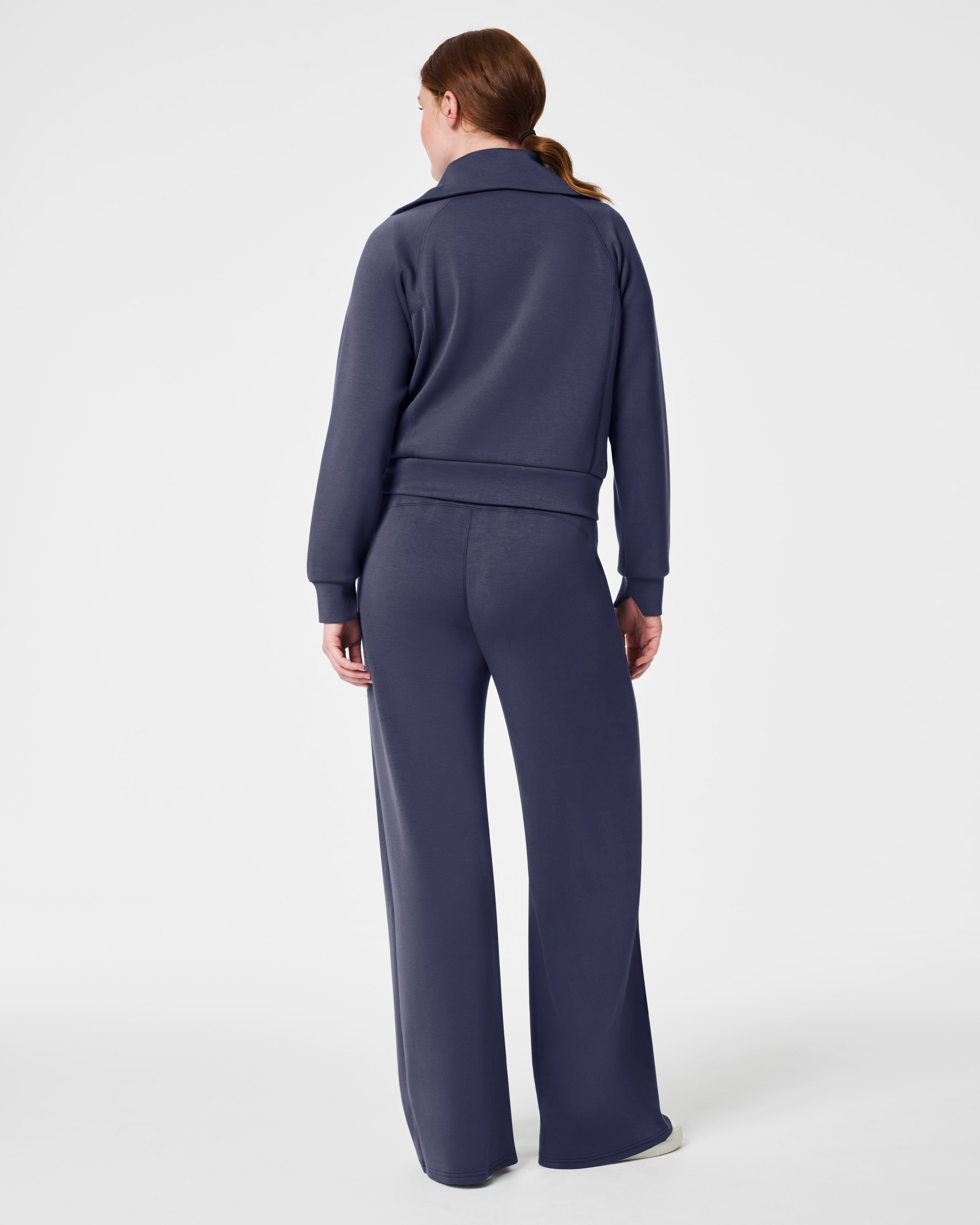 Spanx Airessentials Half Zip | Dark Storm