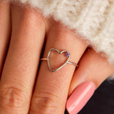 Pura Vida Sweetheart Stone Ring - Size 8