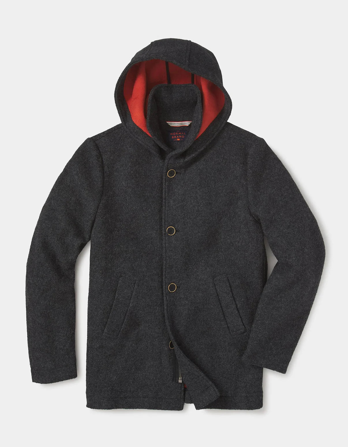 Balboa City Peacoat in Grey from The Normal Brand.